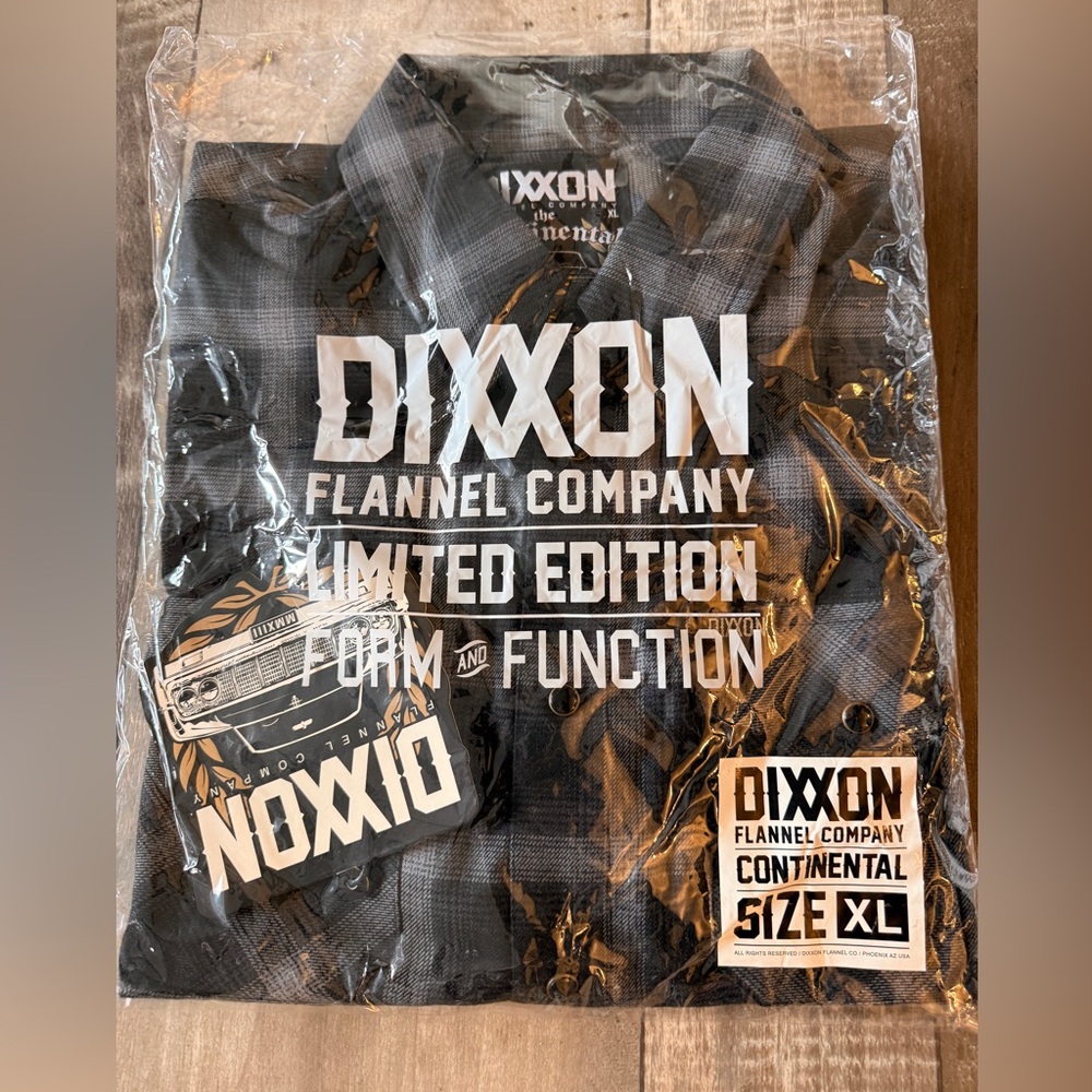 DIXXON LIMITED EDITION CONTINENTAL 10 YR FLANNEL - XL
